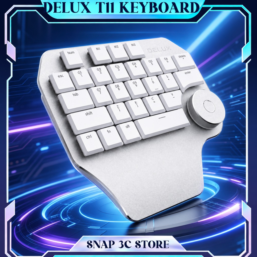 Desk Setup Programmer - DeLUX T11 Designer-Tastatur Kabelgebundene Mechanische Tastatur
