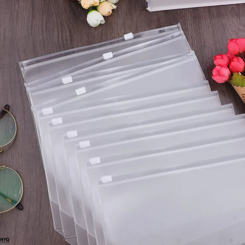 Ring Binder Box - 8–48 Stück A6-Bindertaschen mit 6 Löchern,