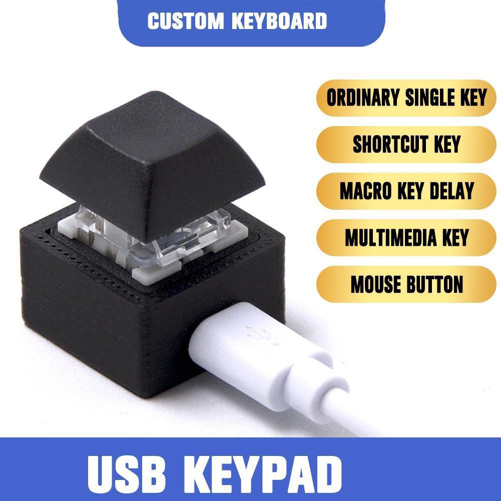 Desk Setup Programmer - One-Tasten-Tastatur mit Tastenkombination, USB, benutzerdefinierte programmierbare