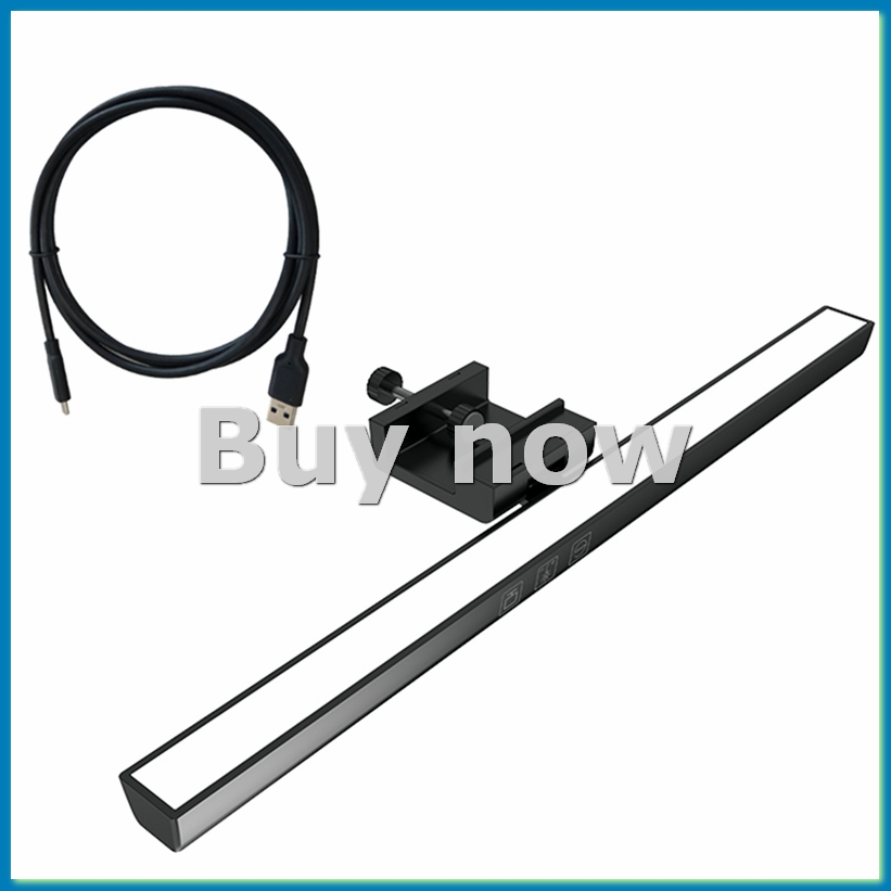 Led Desk Light Usb - Monitor-Lichtleiste, LED-Schreibtischlampe, dimmbare Computerlampe, augenschonende Lampe,