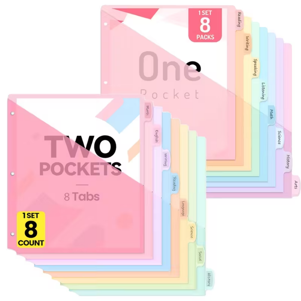 8 Stück Trennblätter für 3-Rin – Ring Binder Box Bewertung und Preis
