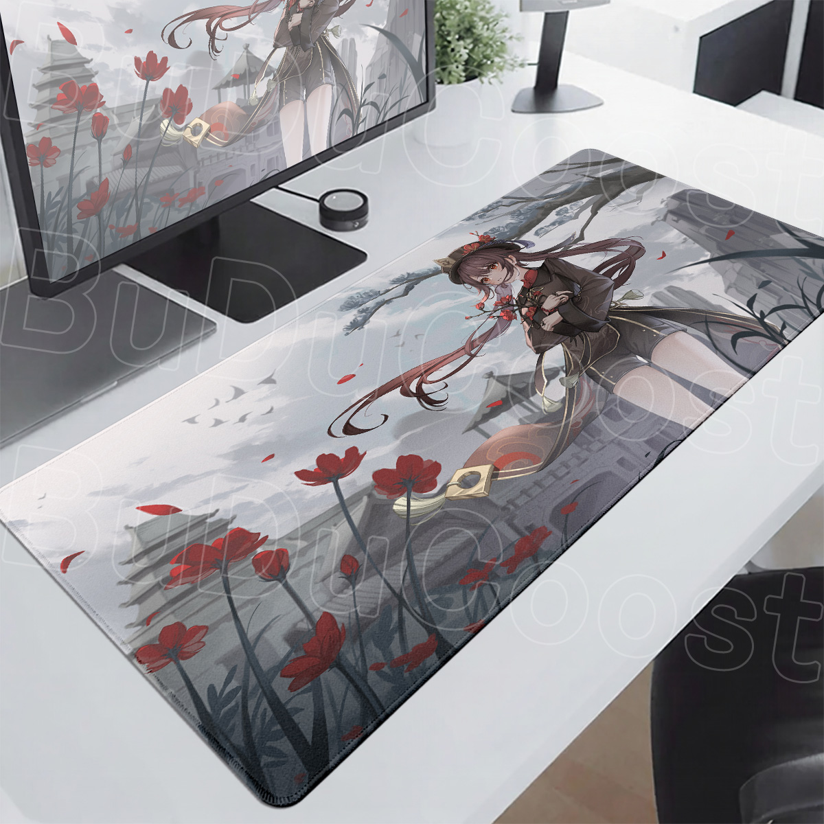 Genshin Impact Hu Tao Mauspad, – Desk Setup Anime Bewertung und Preis